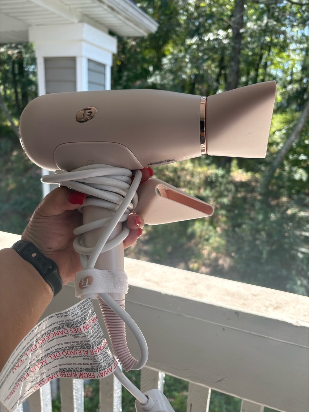 T3 Professional Blow Dryer | Blush Pink & Rose Gold